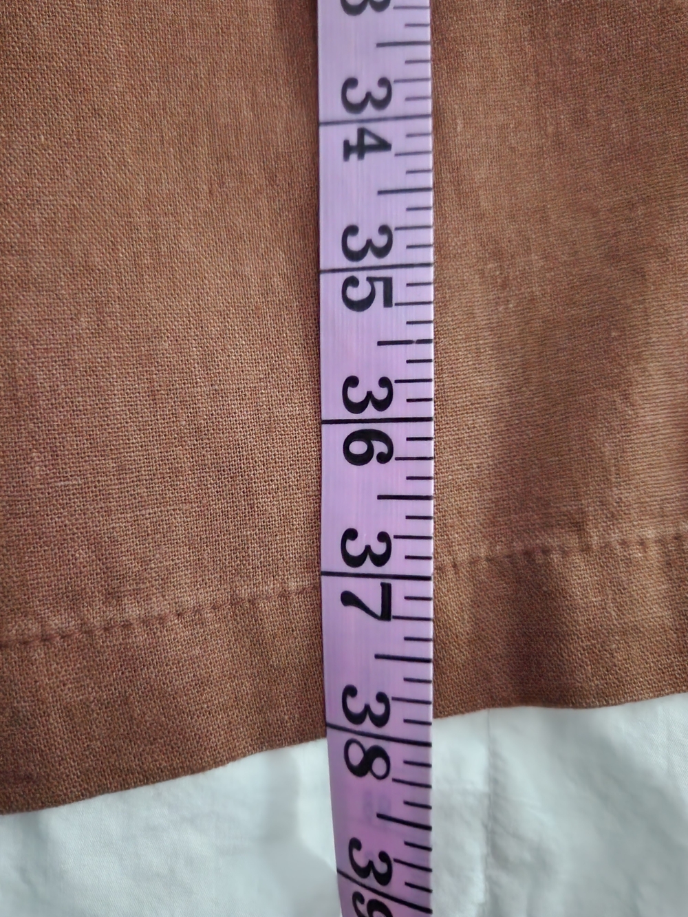 Old Navy Wide-Leg Linen Pants in Brown - M - Picture 7 of 8
